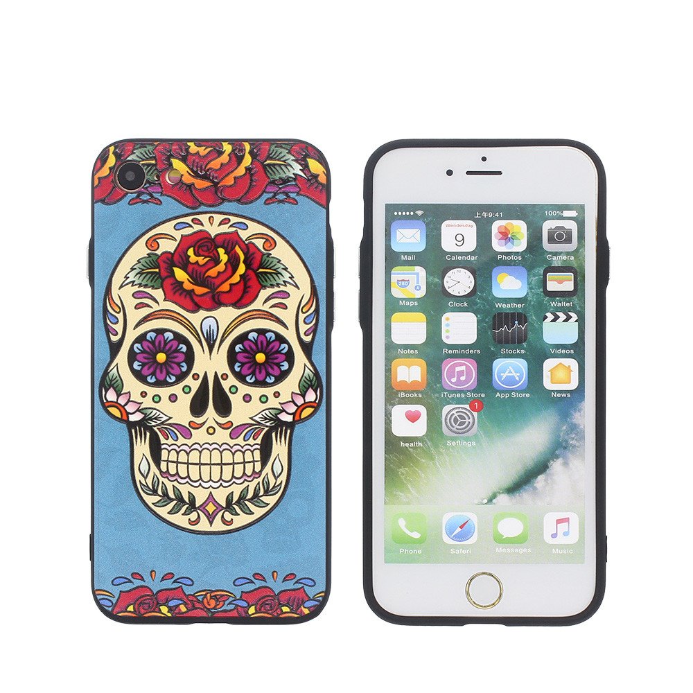 iPhone 7 Beautiful Phone Case with Pretty Embossed Artworks
